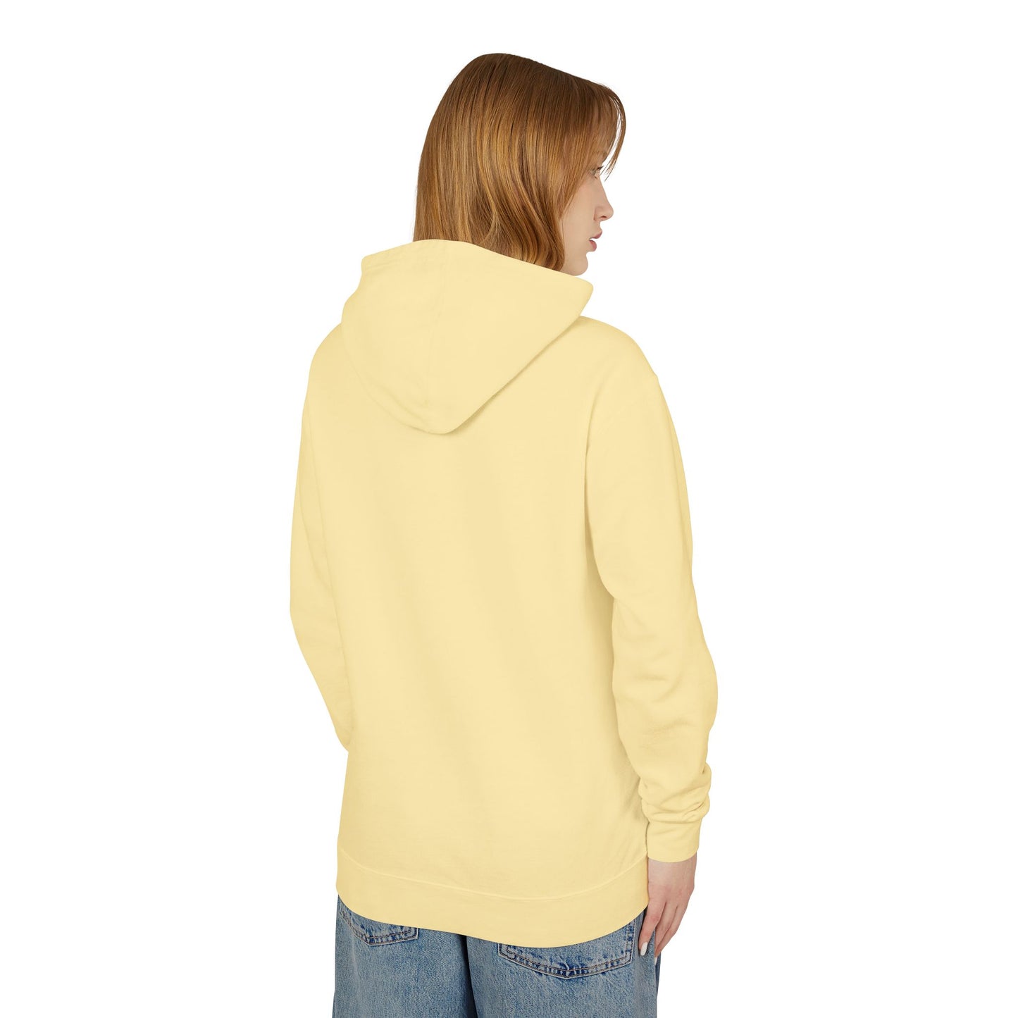 Copy of Motivational Unisex Lightweight Hooded Sweatshirt - "Let's Do It, Never Give Up"