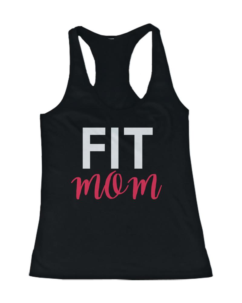 Fit Mom Workout Tanktop Cute Mothers Day or Holiday Gifts for Gym Mom