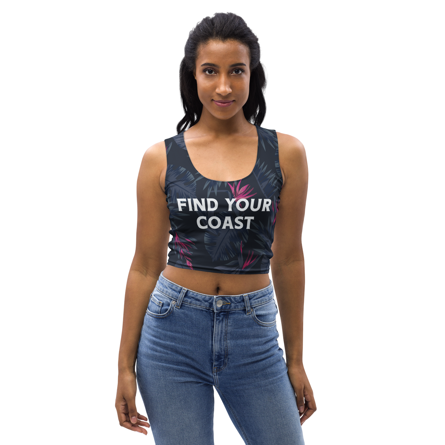 Find Your Coast® Tagami Cropped Tank Top