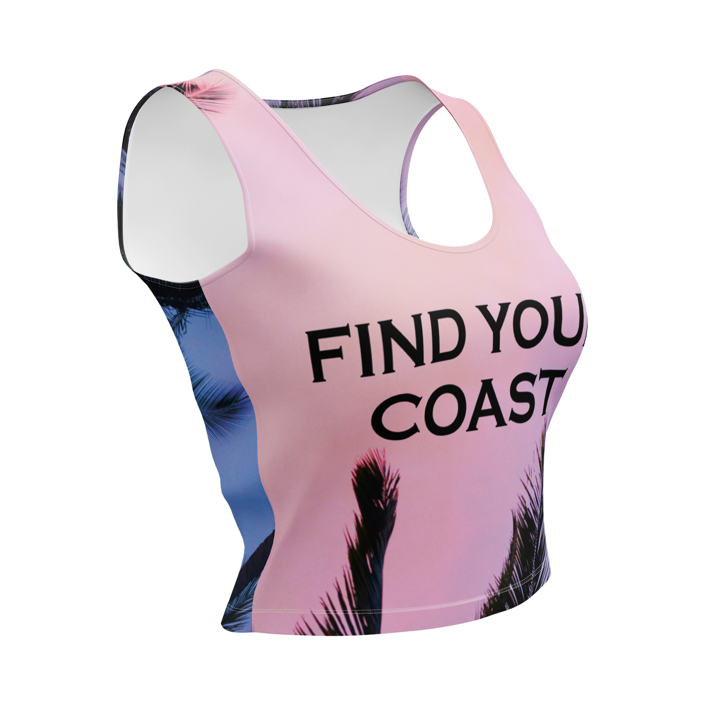 Find Your Coast® Beach Cropped Tank Top