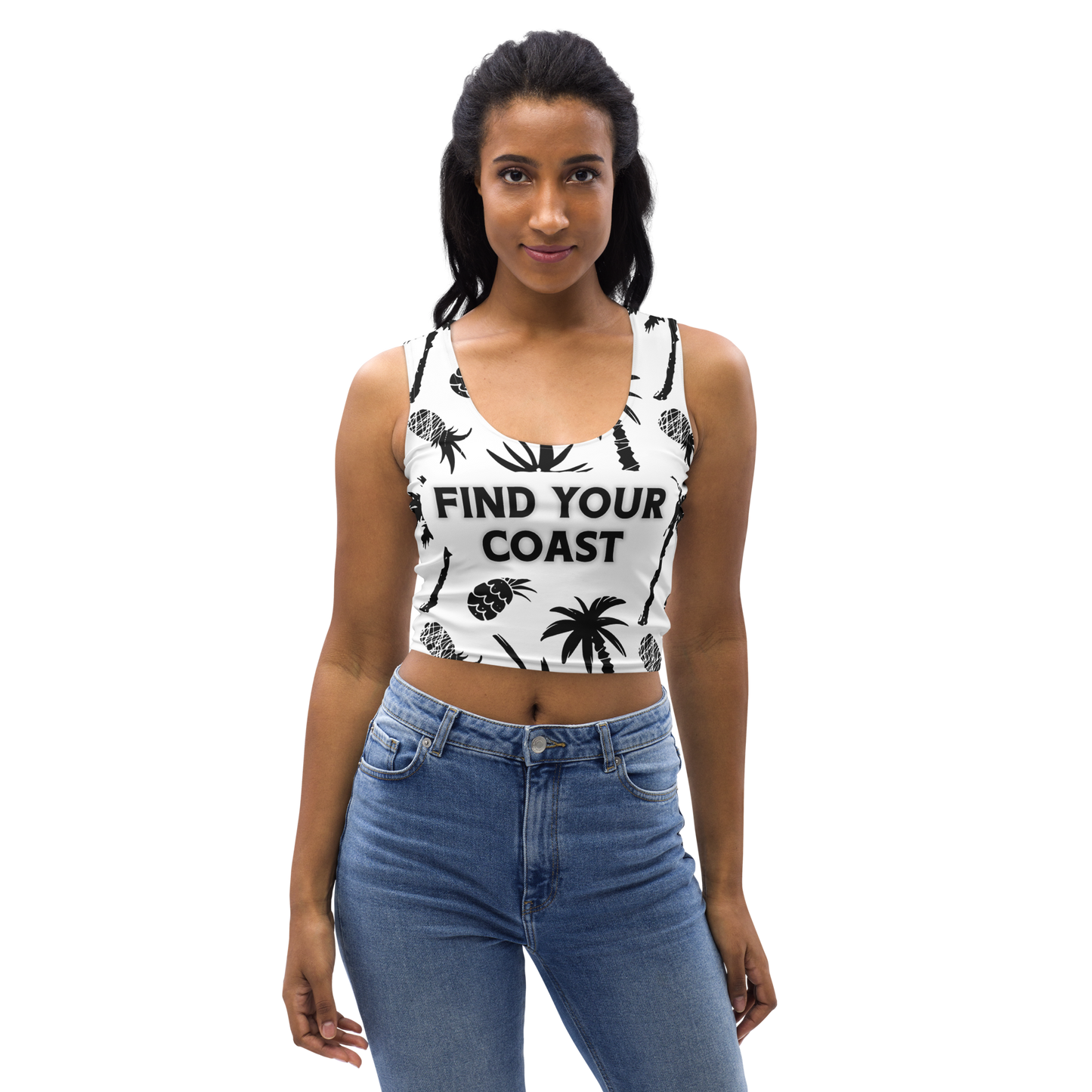 Find Your Coast® Coconutty Cropped Tank Top