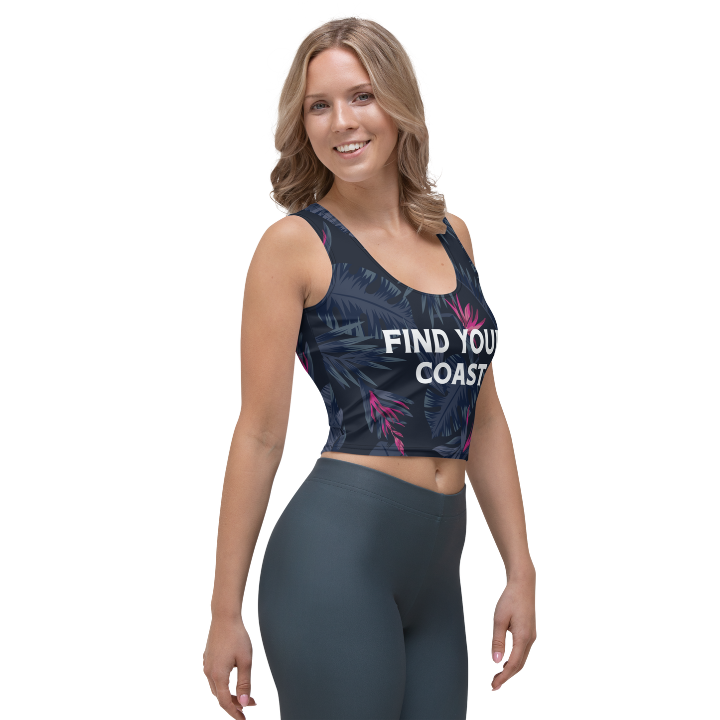Find Your Coast® Tagami Cropped Tank Top