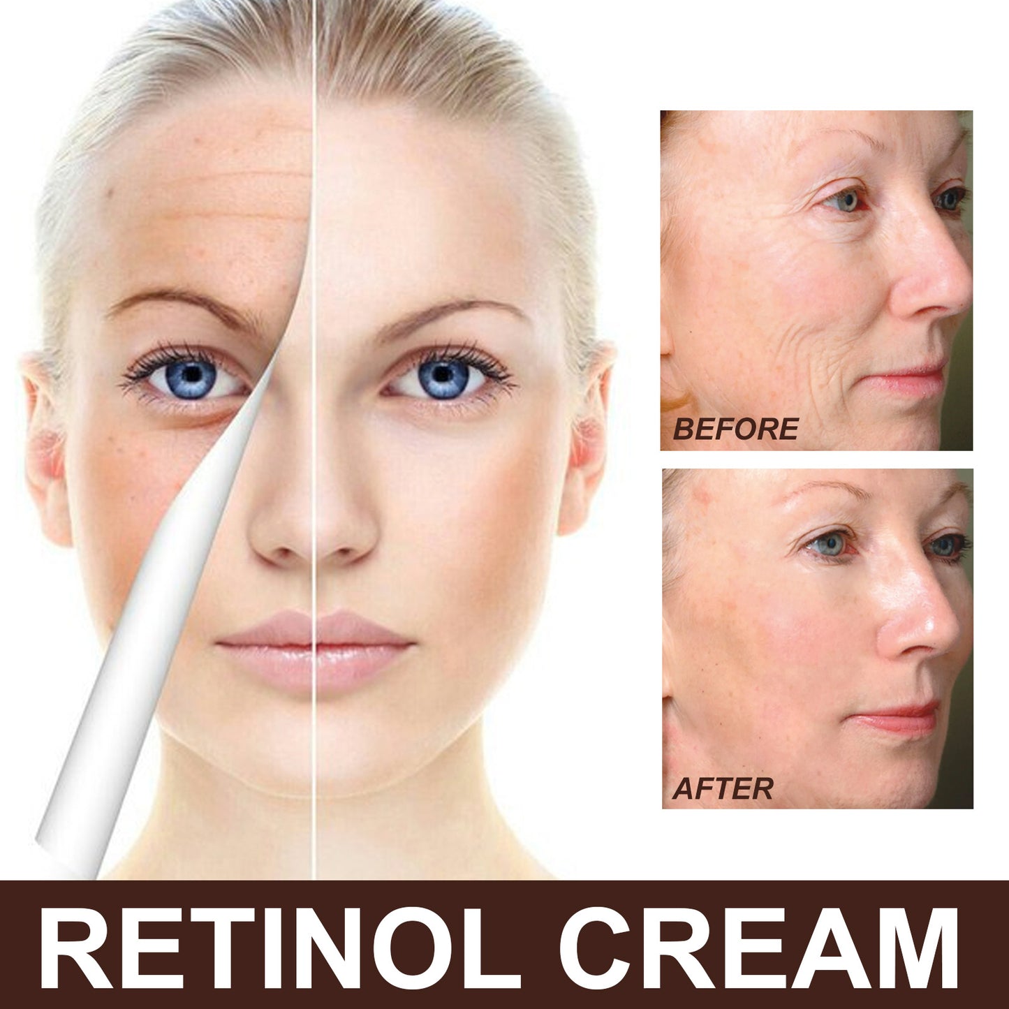 USA ONLY: EELHOE Retinol Cream, Anti-Aging Firming Brightening Moisturizing Facial Skin Care Cream- Buy 2 get 1 Free