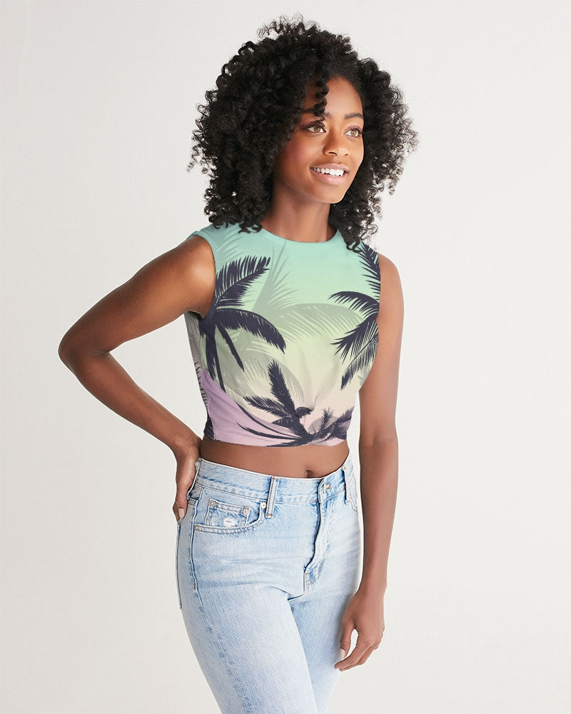 Find Your Coast® Sunset Twist-Front Tank