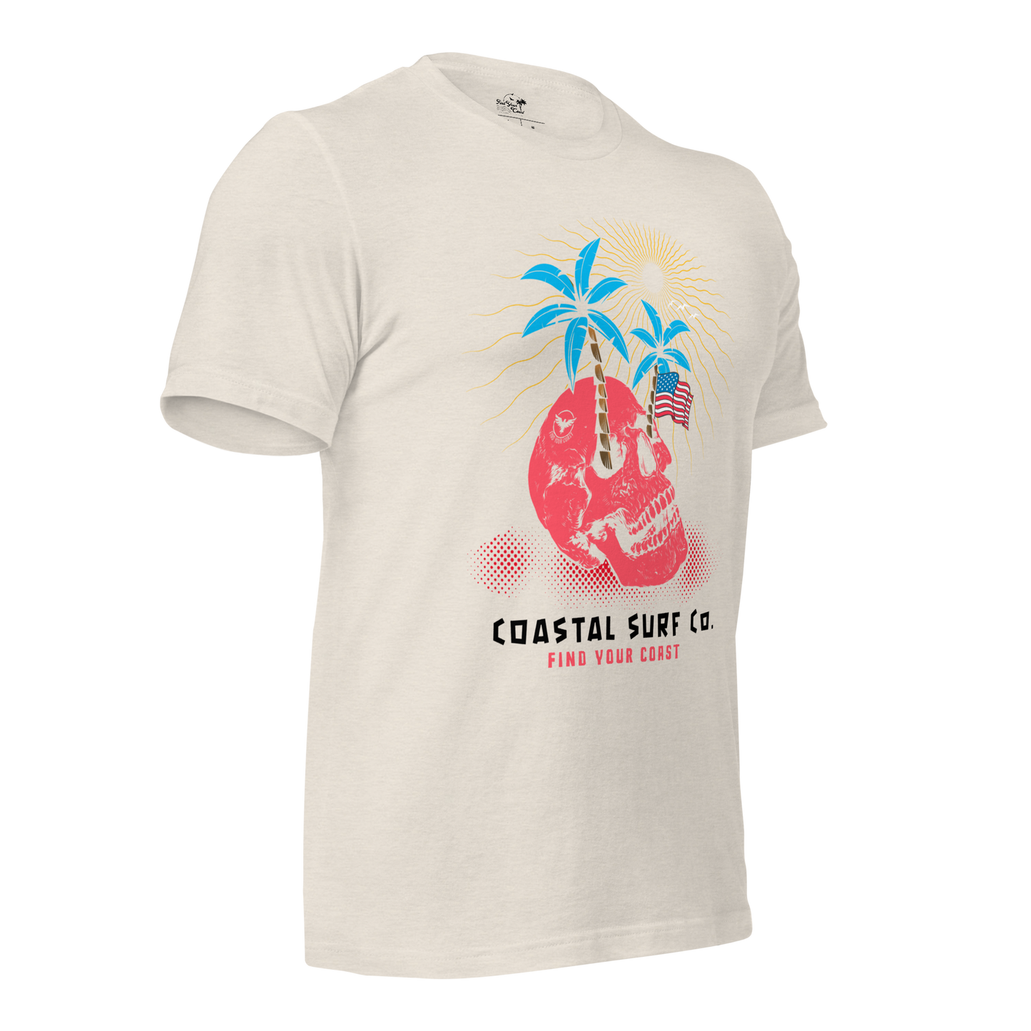 Coastal Surf Co. American Skull Tees