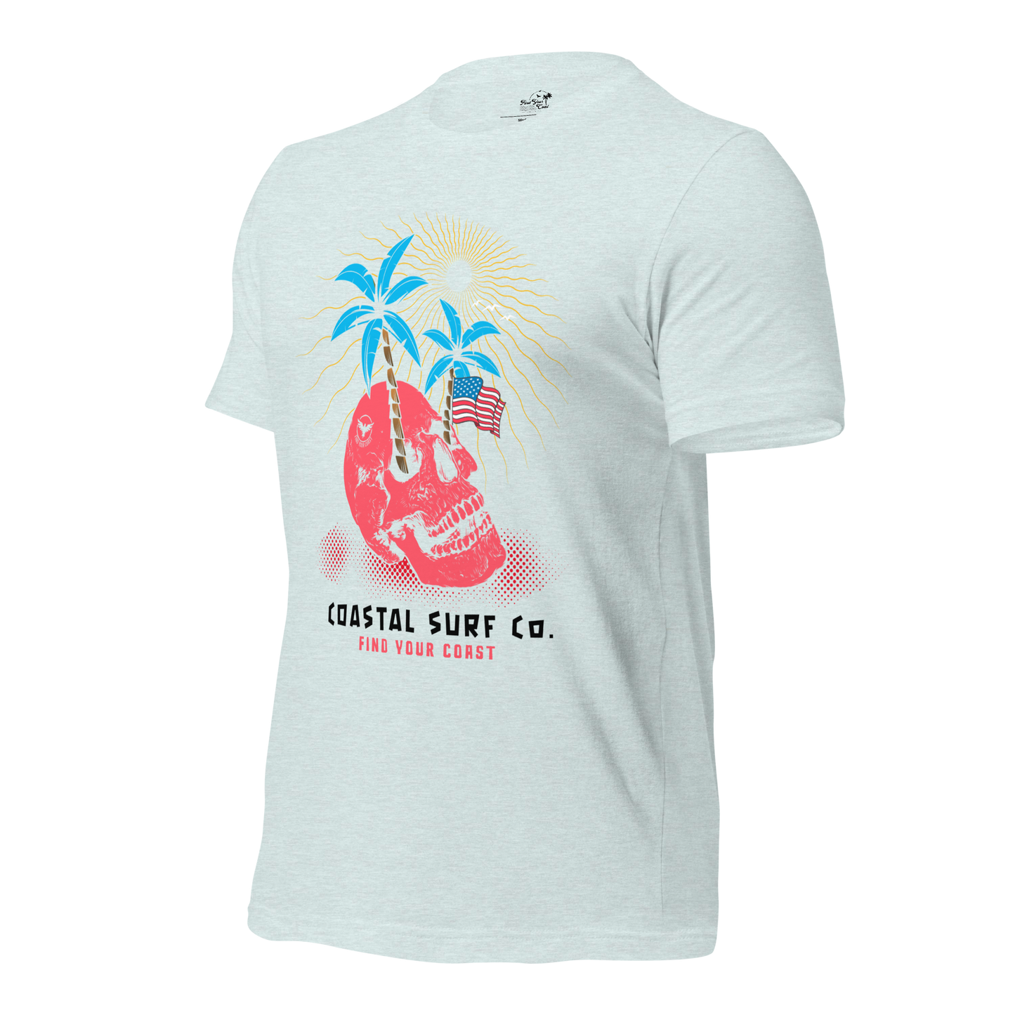 Coastal Surf Co. American Skull Tees