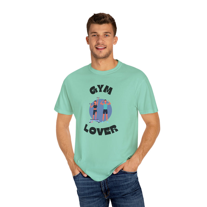 Gym Lover Unisex Garment-Dyed T-Shirt - Perfect for Fitness Enthusiasts