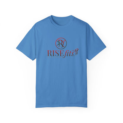 Unisex Garment-Dyed T-Shirt - RISEfits "Strive Stronger" Motivational Tee