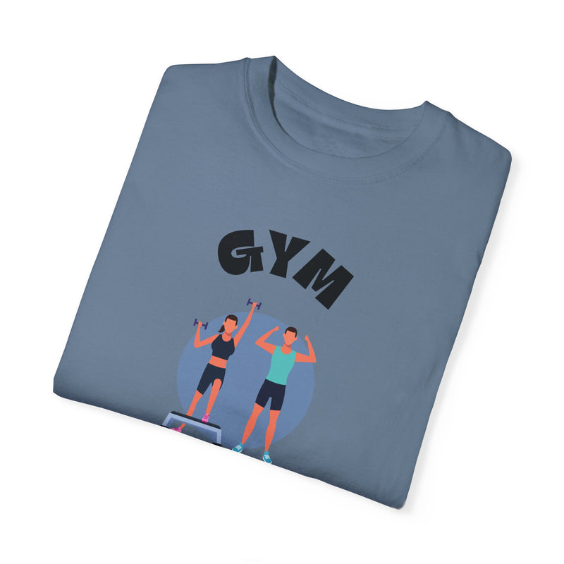 Gym Lover Unisex Garment-Dyed T-Shirt - Perfect for Fitness Enthusiasts