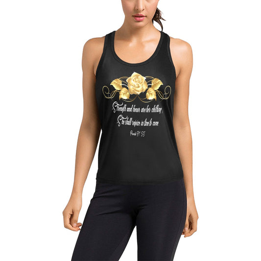 Women's Strength &amp; Honor Racerback Tank Top
