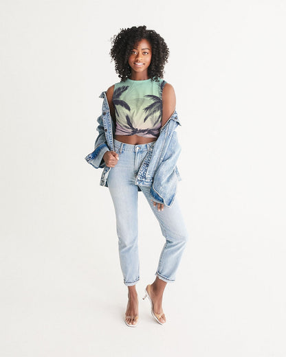 Find Your Coast® Sunset Twist-Front Tank