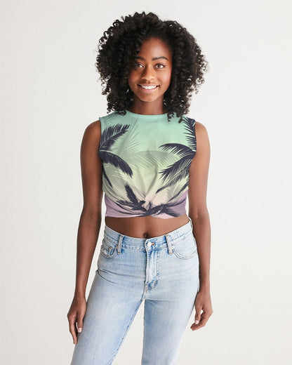 Find Your Coast® Sunset Twist-Front Tank