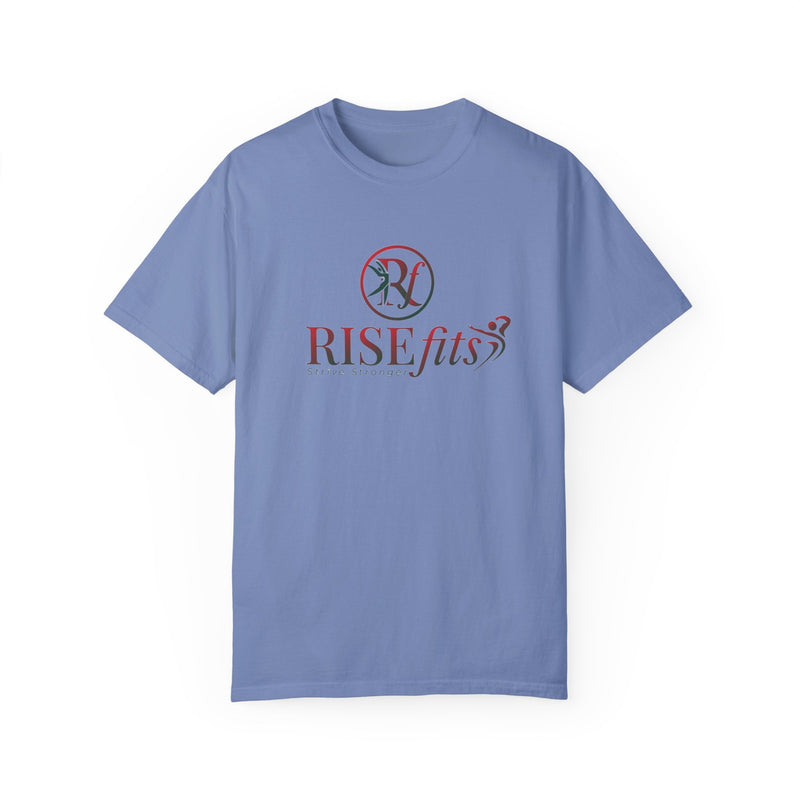 Unisex Garment-Dyed T-Shirt - RISEfits "Strive Stronger" Motivational Tee