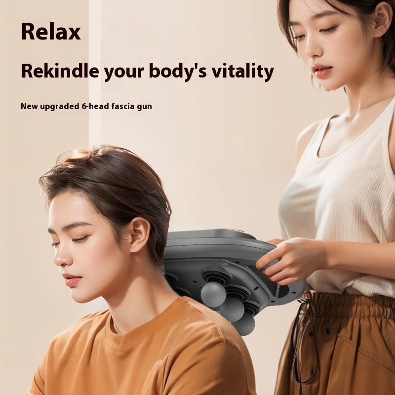 Strong Vibration Of Waist And Back Muscle Relaxation Charging Digital Display Massage Gun