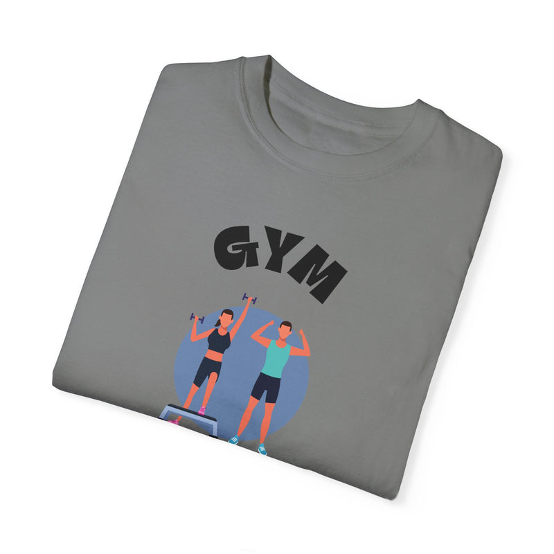 Gym Lover Unisex Garment-Dyed T-Shirt - Perfect for Fitness Enthusiasts