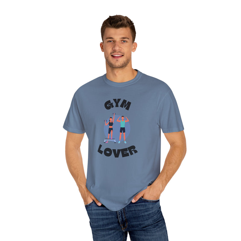 Gym Lover Unisex Garment-Dyed T-Shirt - Perfect for Fitness Enthusiasts