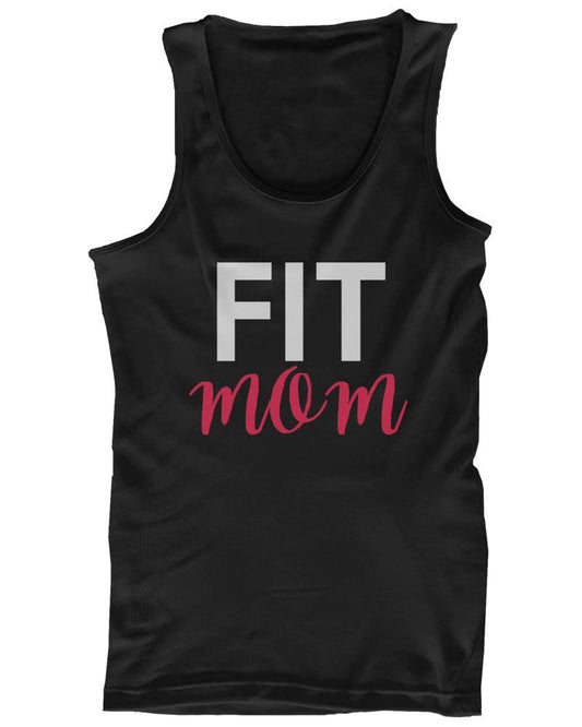 Fit Mom Workout Tanktop Cute Mothers Day or Holiday Gifts for Gym Mom