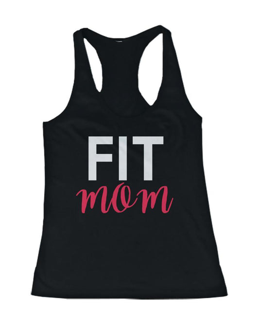Fit Mom Workout Tanktop Cute Mothers Day or Holiday Gifts for Gym Mom