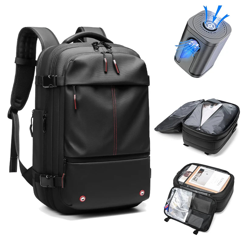 The Ultimate Travel Pack: Men’s Vacuum Compression Backpack