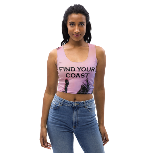 Find Your Coast® Beach Cropped Tank Top