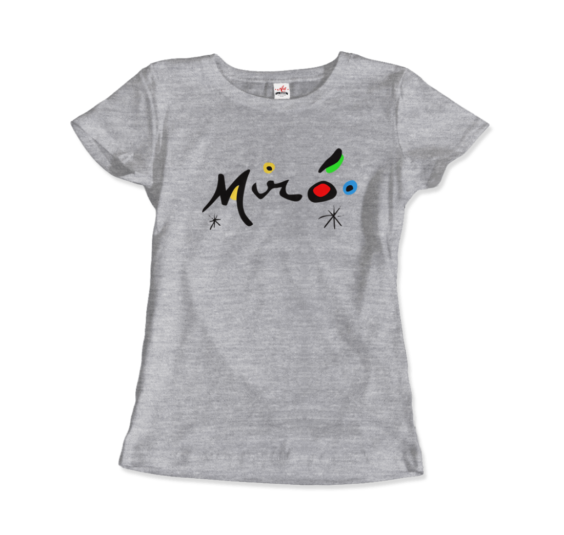 Joan Miro Colorful Signature Artwork T-Shirt
