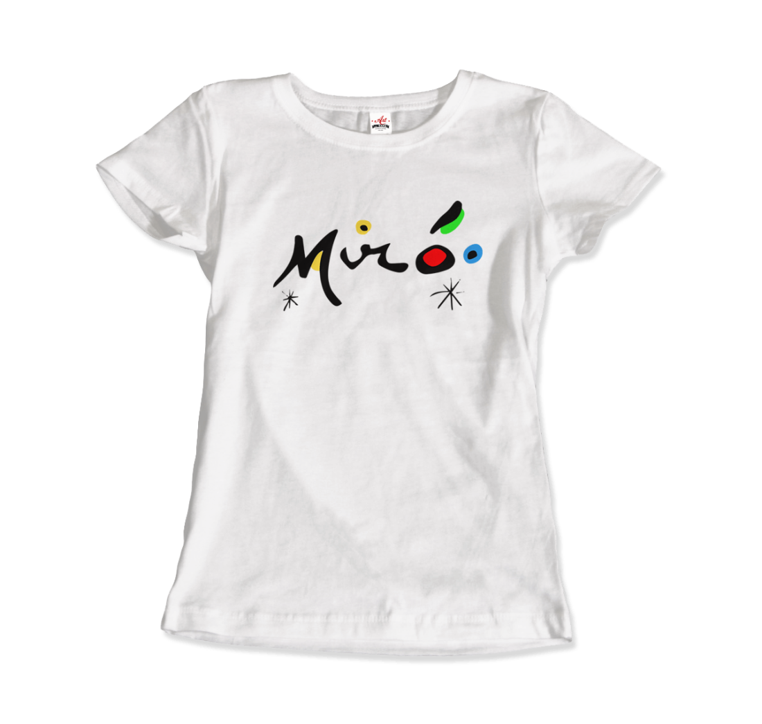 Joan Miro Colorful Signature Artwork T-Shirt