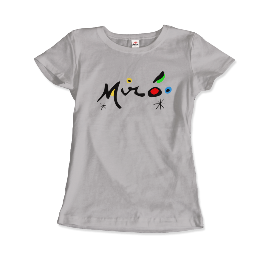 Joan Miro Colorful Signature Artwork T-Shirt
