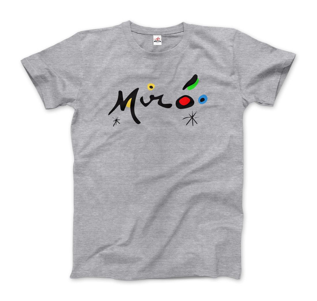 Joan Miro Colorful Signature Artwork T-Shirt