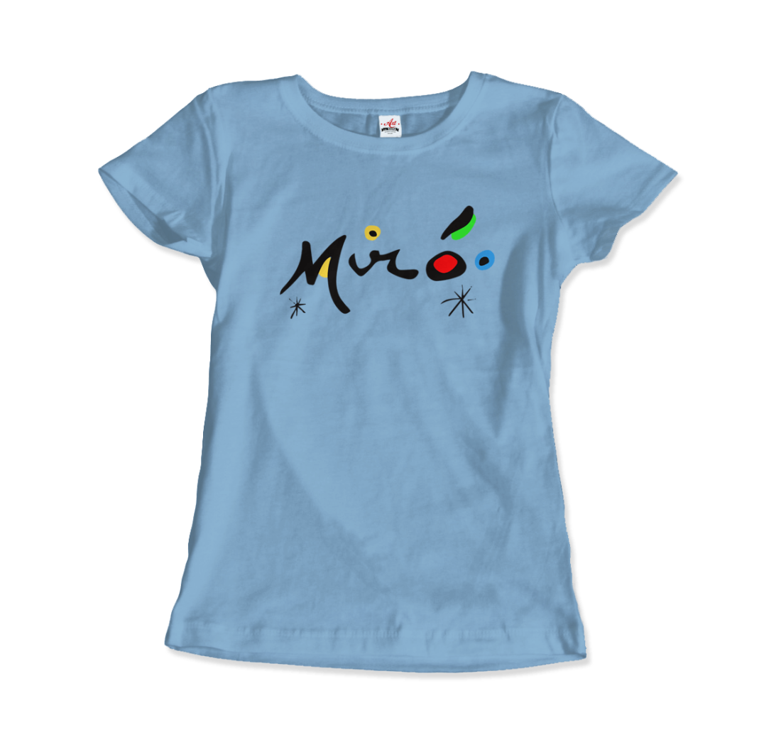 Joan Miro Colorful Signature Artwork T-Shirt
