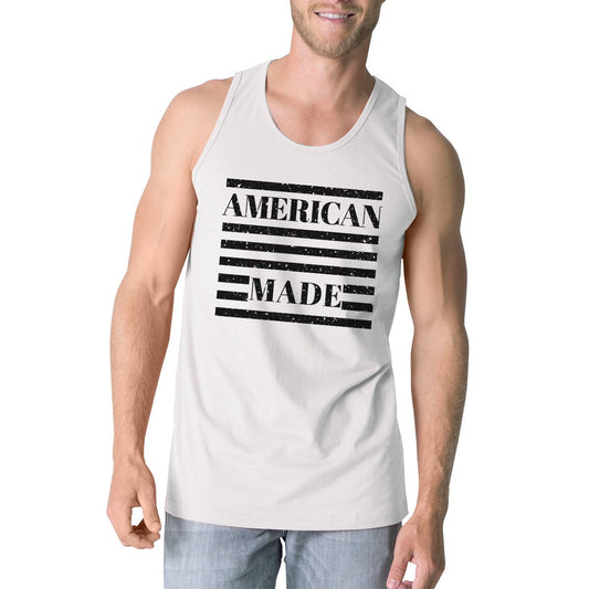 American Made Funny 4th of July Tank Top for Men Gifts for Him