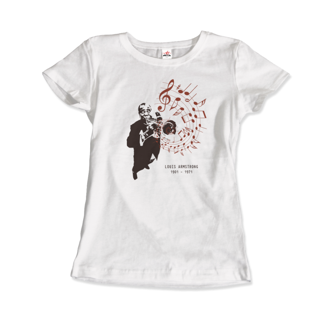 Louis Armstrong (Satchmo) Playing Trumpet T-Shirt