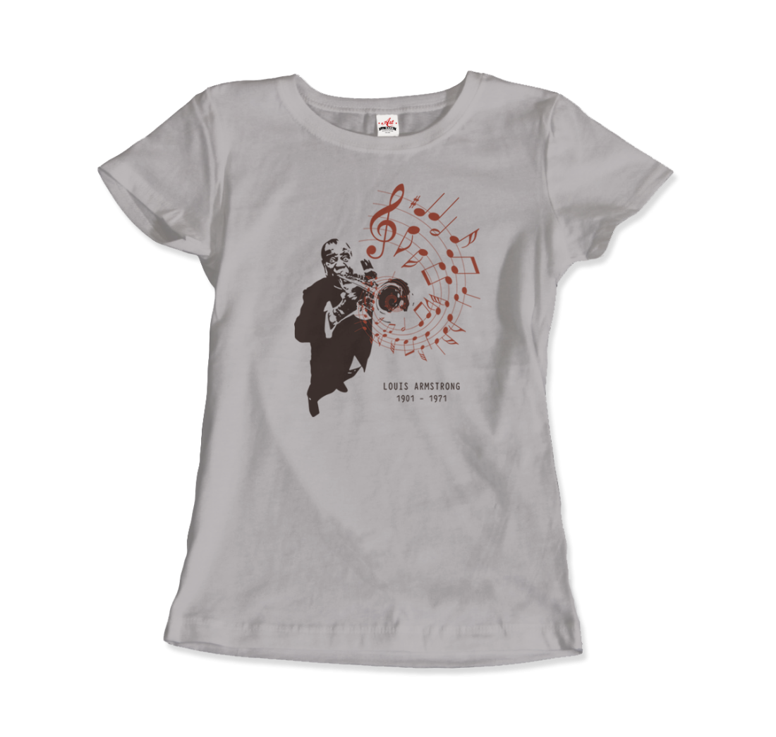 Louis Armstrong (Satchmo) Playing Trumpet T-Shirt