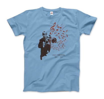 Louis Armstrong (Satchmo) Playing Trumpet T-Shirt