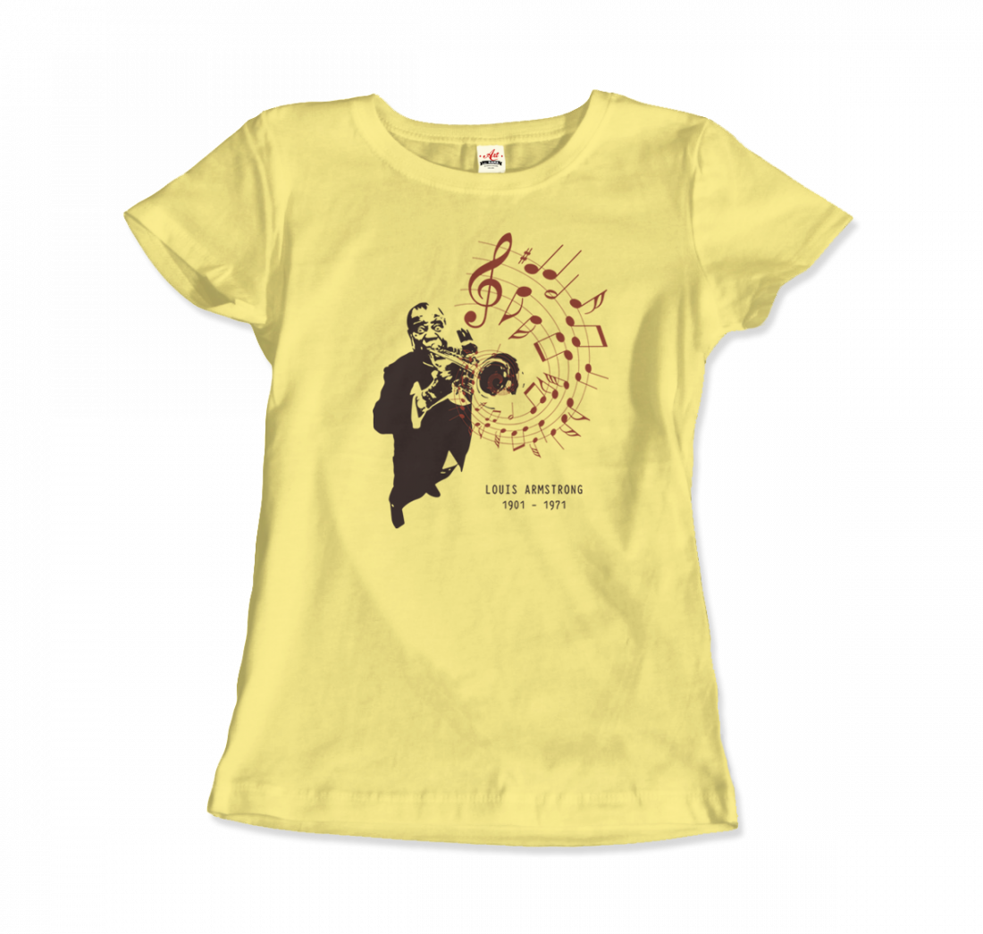 Louis Armstrong (Satchmo) Playing Trumpet T-Shirt