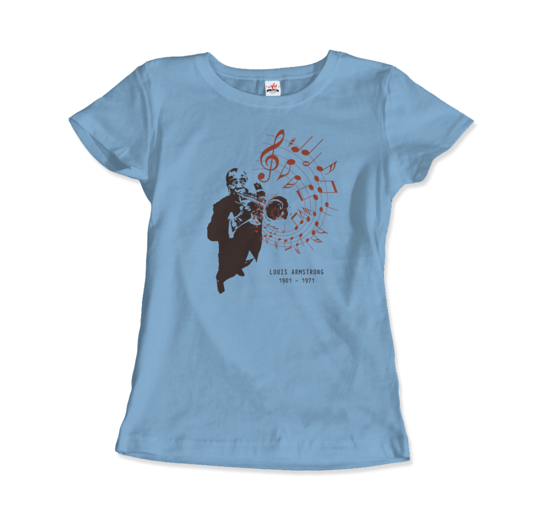 Louis Armstrong (Satchmo) Playing Trumpet T-Shirt