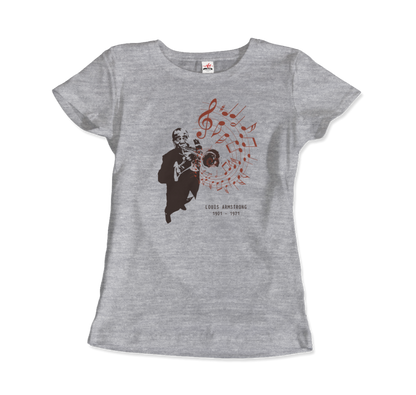 Louis Armstrong (Satchmo) Playing Trumpet T-Shirt
