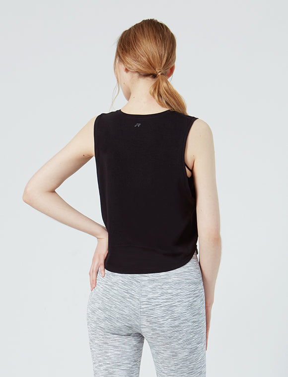 Knot Your Race v Neck Tie Tank