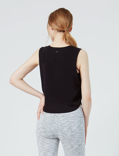 Knot Your Race v Neck Tie Tank