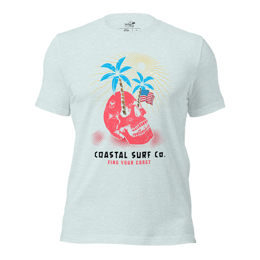 Coastal Surf Co. American Skull Tees