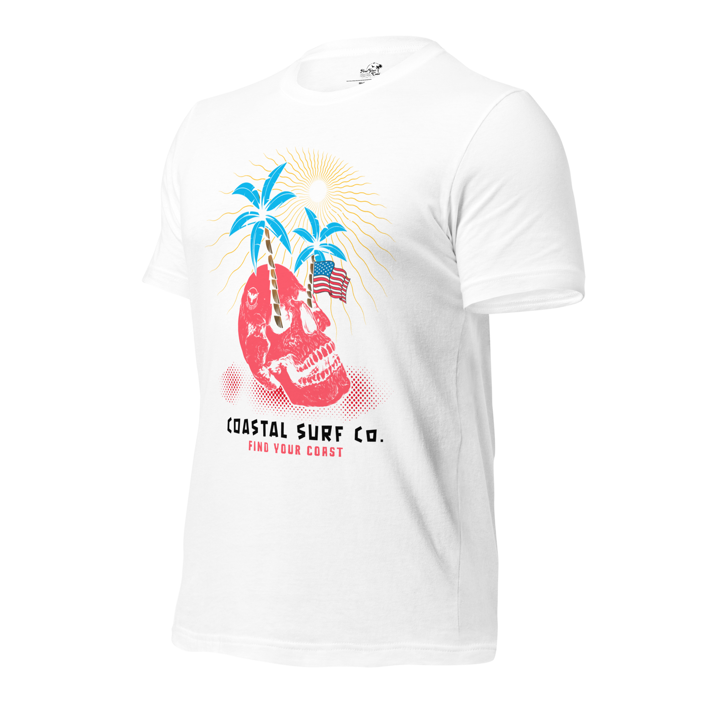 Coastal Surf Co. American Skull Tees