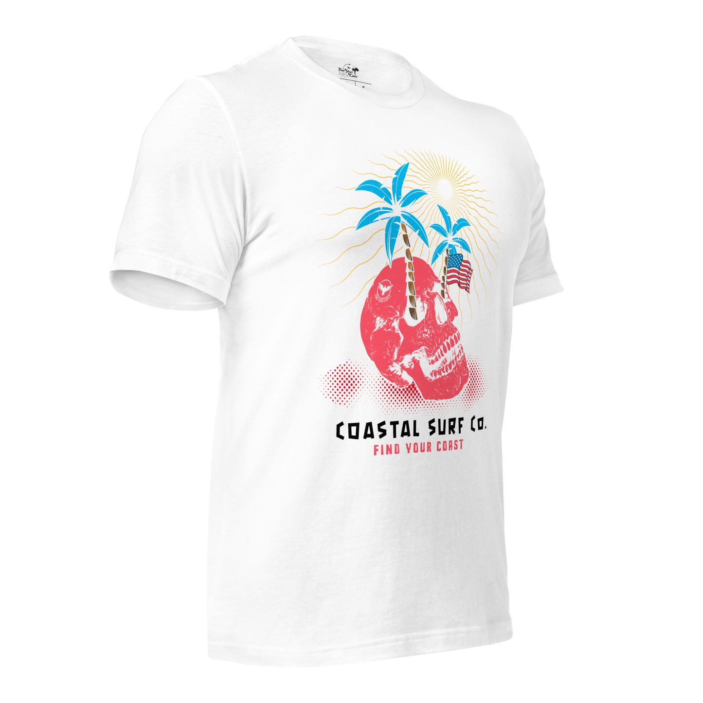 Coastal Surf Co. American Skull Tees